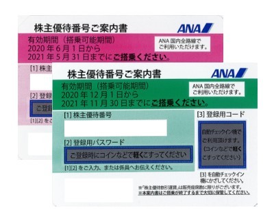 ANA(全日空)株主優待券の高価買取