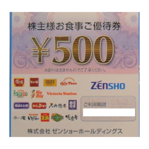 セレクトアイテム ゼンショーホールディングス 株主優待 18000円