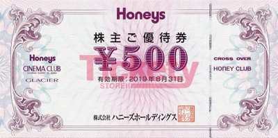 ハニーズ（Honeys)株主優待券の格安販売、購入 | 金券ショップ チケッティ