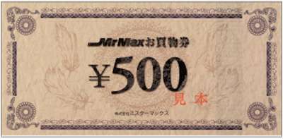 MrMAX(ミスターマックス) 500円